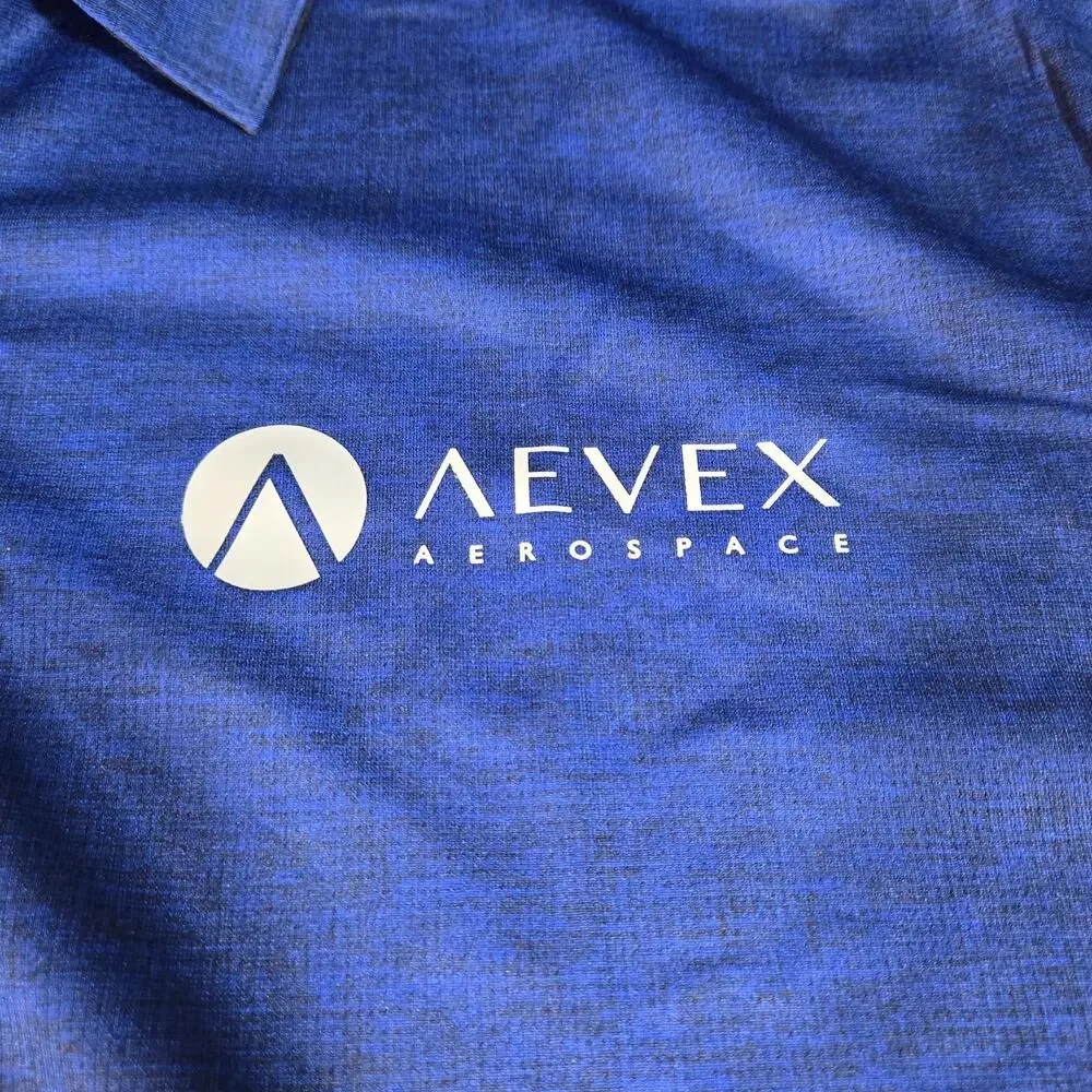 NWT Nike Golf Dri-FIT Heathered Royal Blue Polo Golf Shirt Men's Size XXL Aevex
